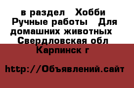  в раздел : Хобби. Ручные работы » Для домашних животных . Свердловская обл.,Карпинск г.